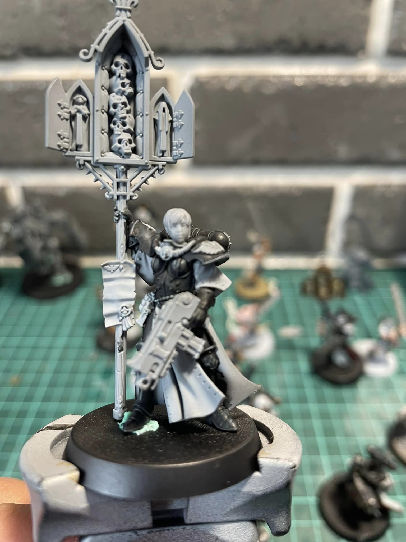 Wargame Custom heads bits- warnums   3D print model_6