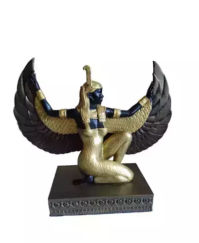 Maat egyptian goddess statue for 3d print 3D print model