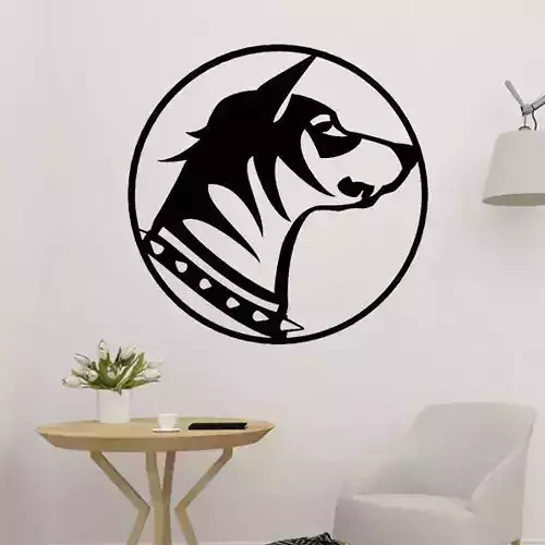 Dog Wall Art 2D