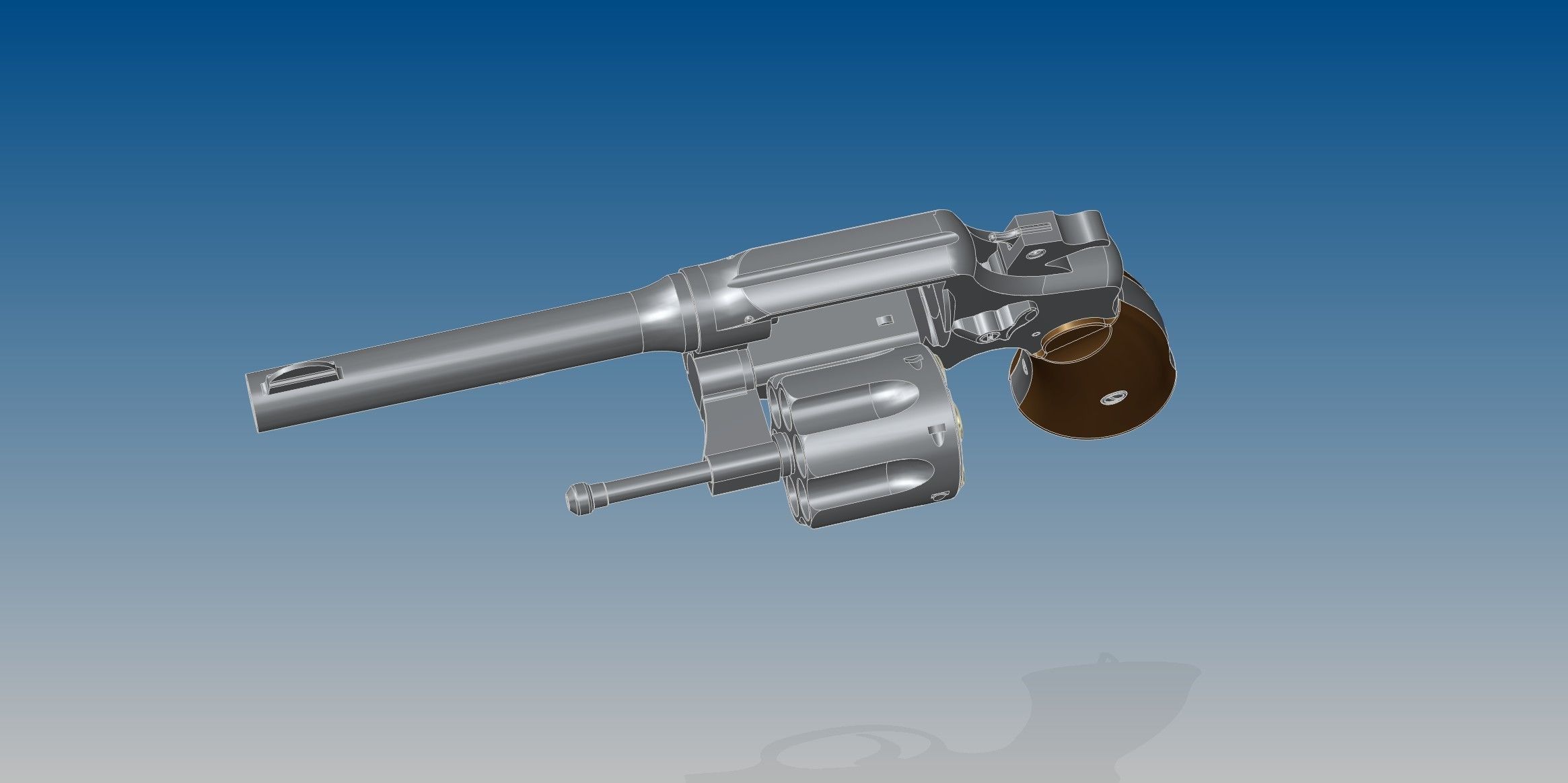 M1917 revolver 3D model_12