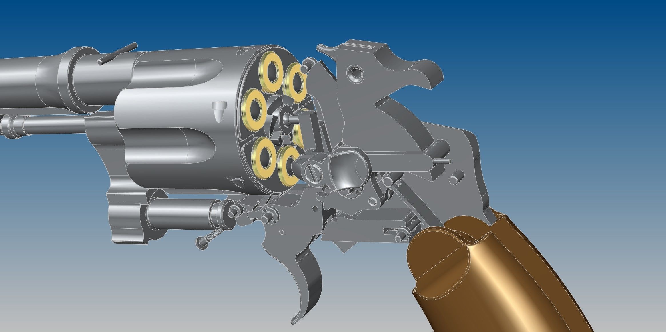 M1917 revolver 3D model_15