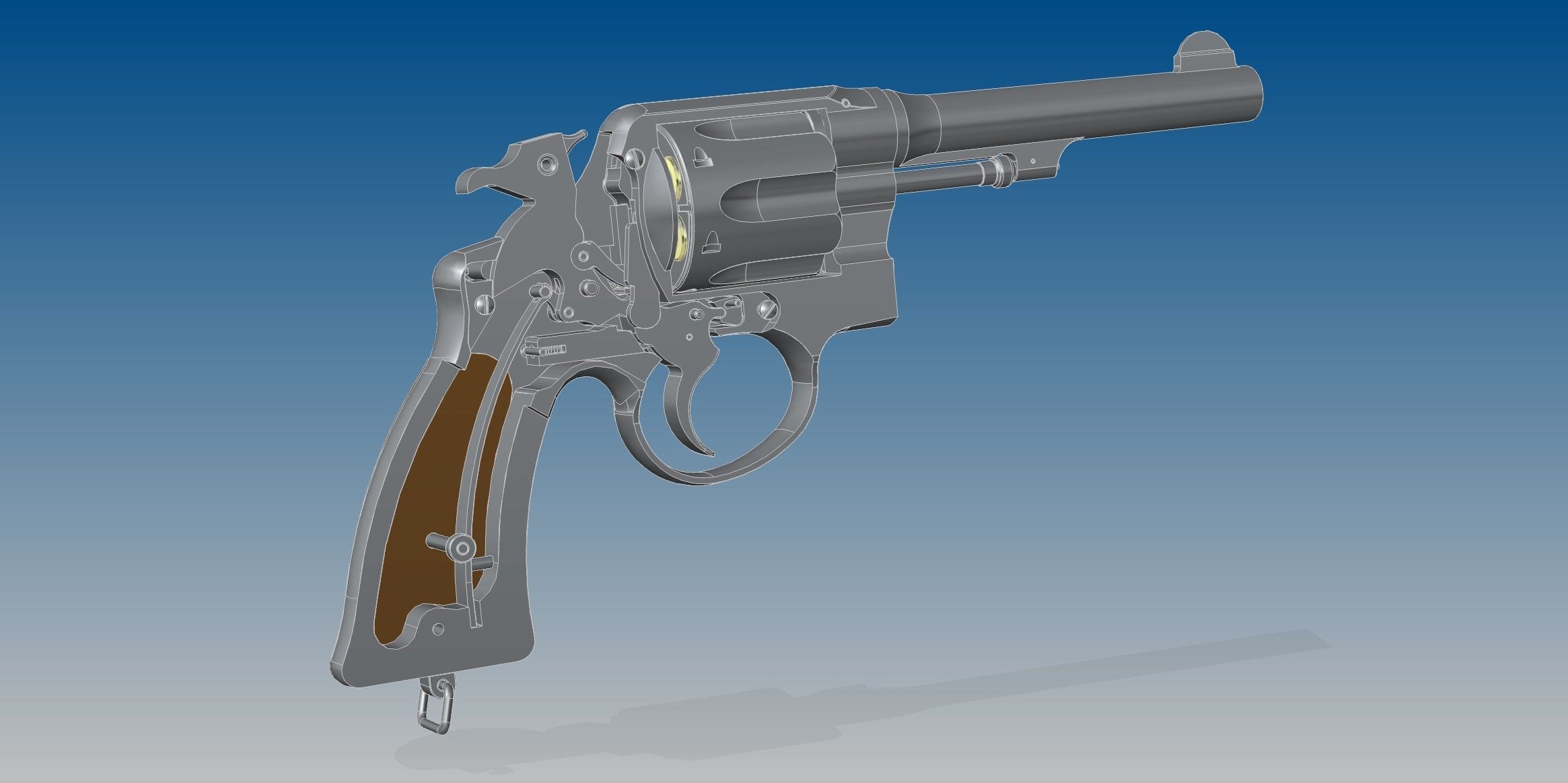 M1917 revolver 3D model_14