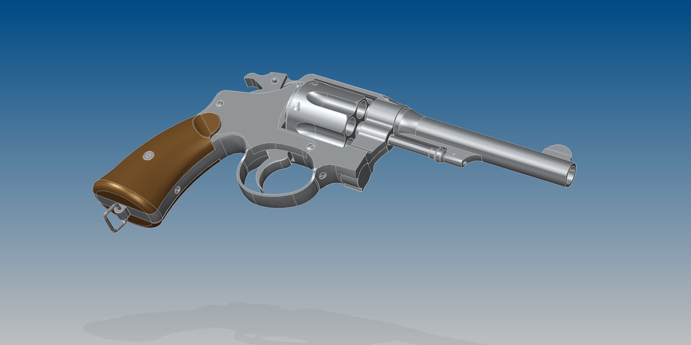 M1917 revolver 3D model_8