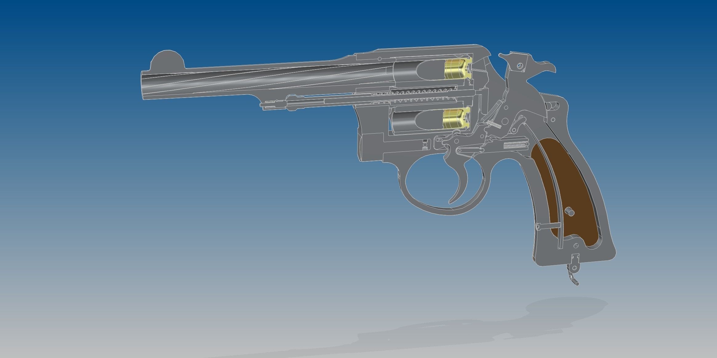 M1917 revolver 3D model_13