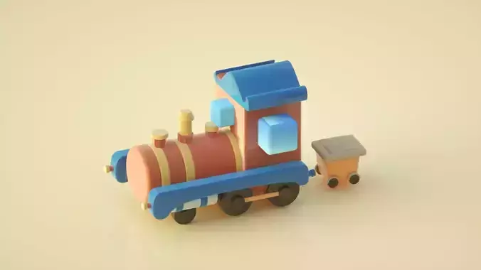 cartoon locomotive