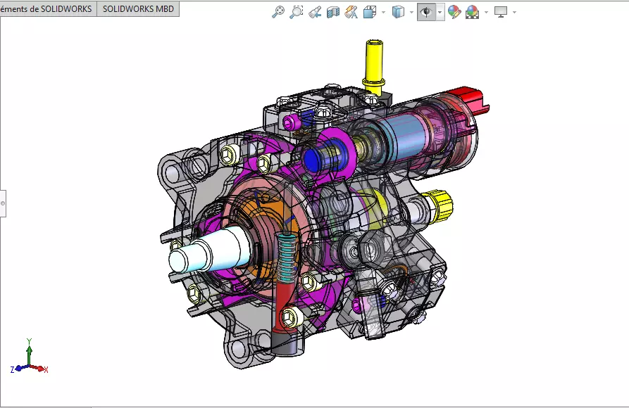 Hydraulic Pump HDI Siemens 3D model_0