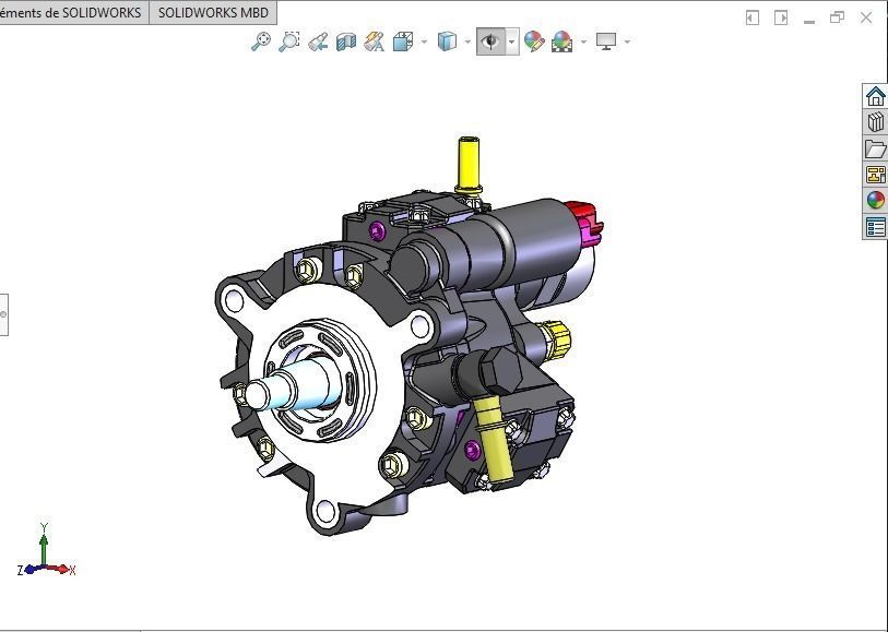 Hydraulic Pump HDI Siemens 3D model_3