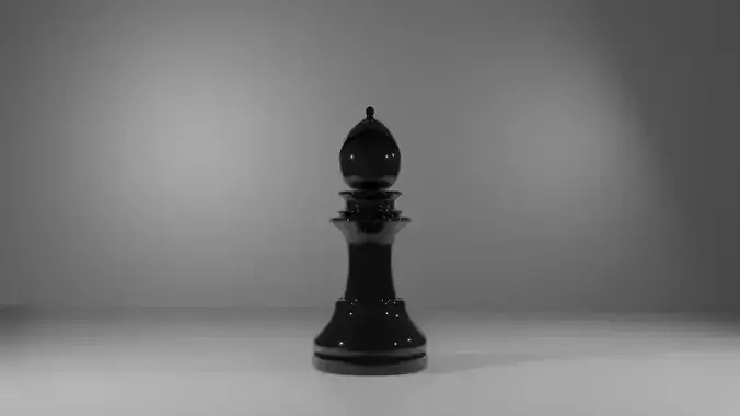 BIshop Black - made in Blender