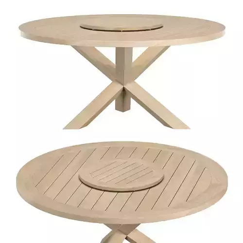 SUMATRA ROUND OUTDOOR DINING TABLE