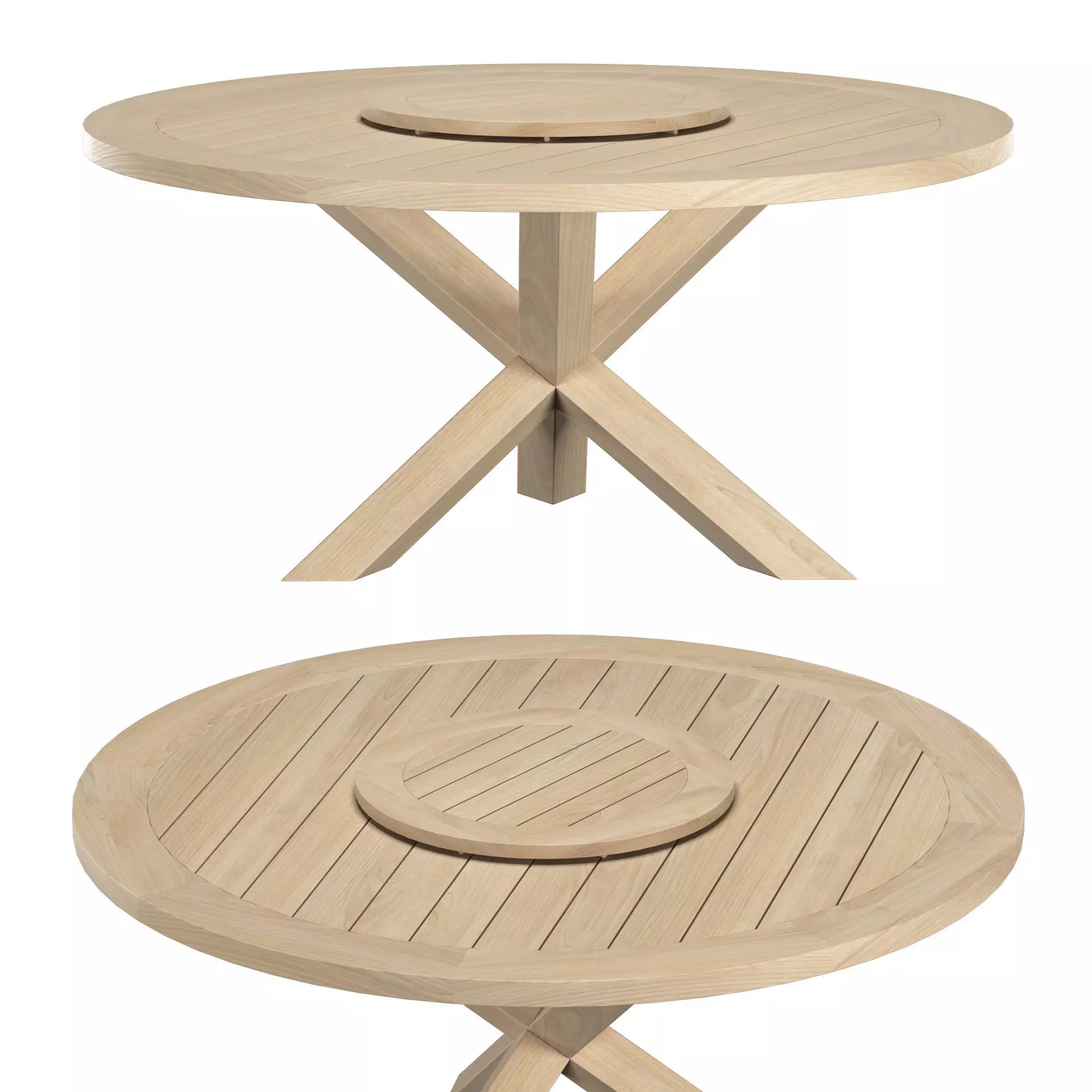 SUMATRA ROUND OUTDOOR DINING TABLE 3D model_0