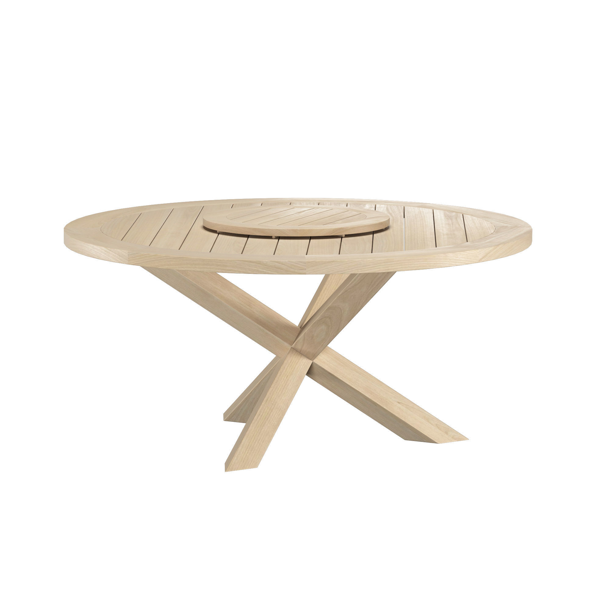 SUMATRA ROUND OUTDOOR DINING TABLE 3D model_2