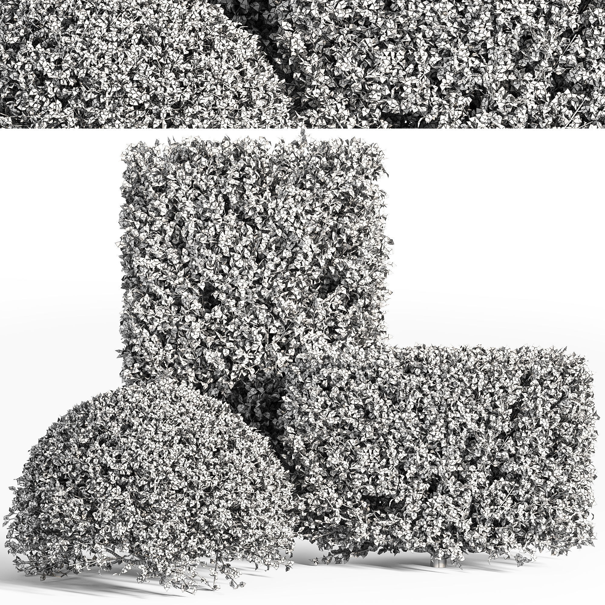 push04 topiary hedges - topiary hedges 3D model_1