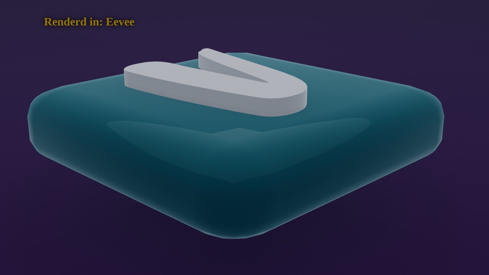 Vinted Icon Emoji Low-poly 3D model_6