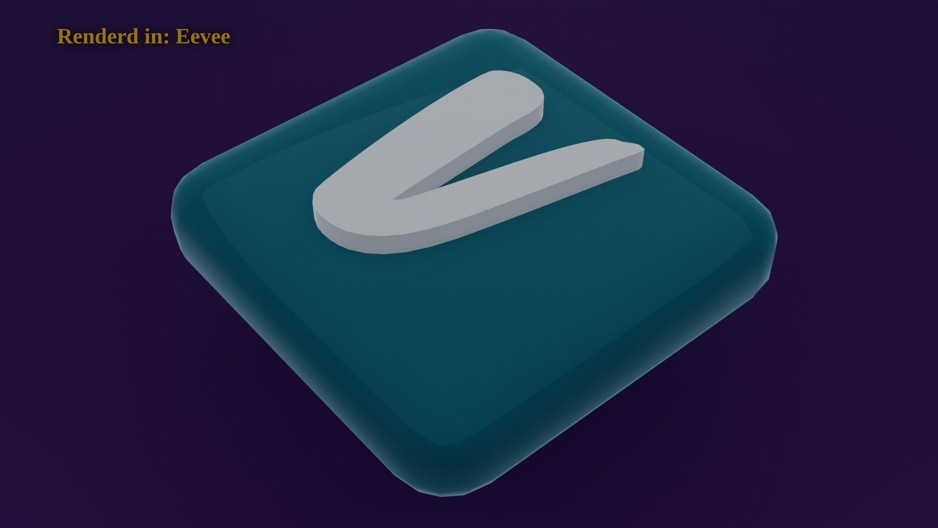 Vinted Icon Emoji Low-poly 3D model_5