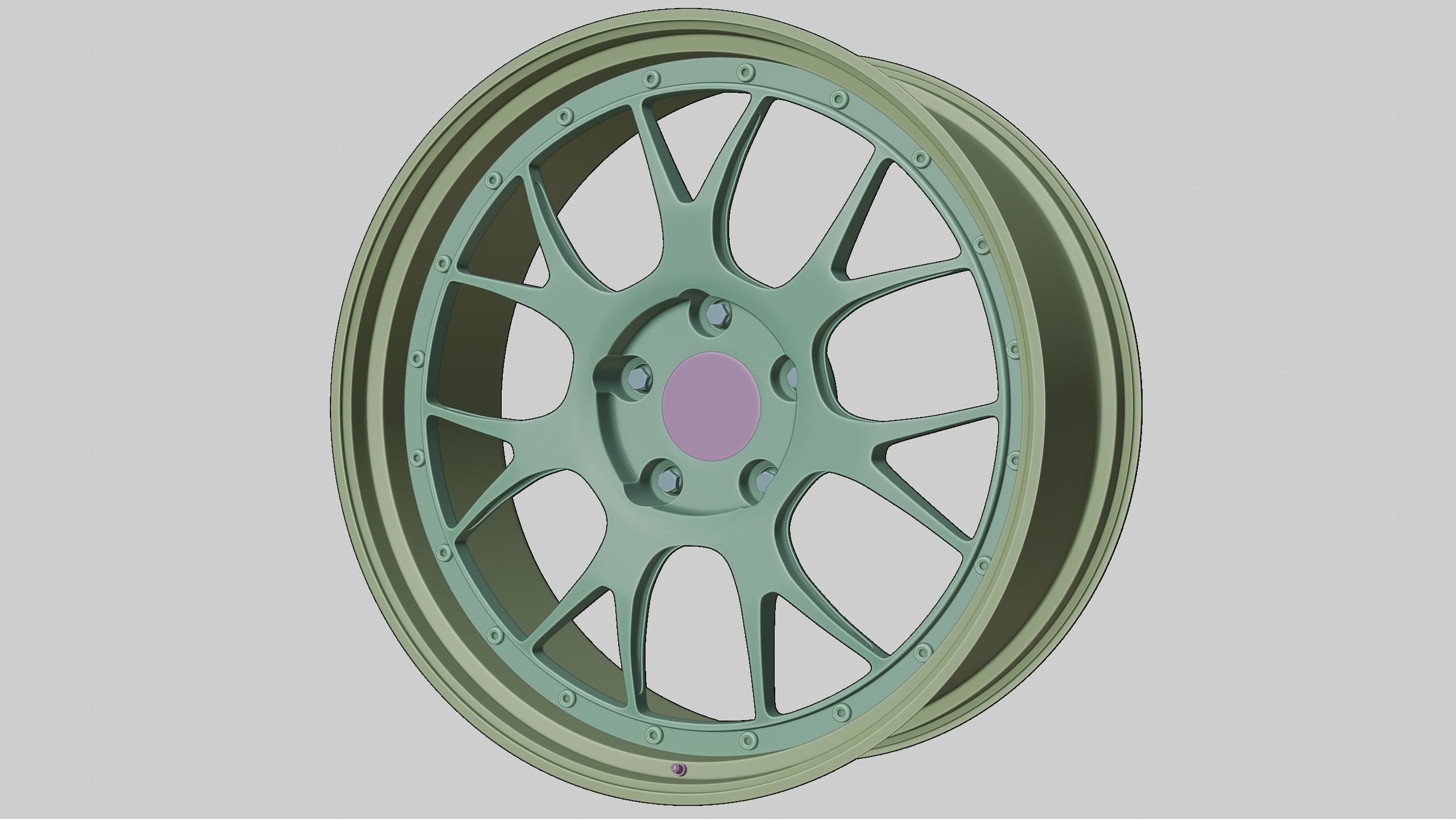 BBS LM-R Low-poly 3D model_4