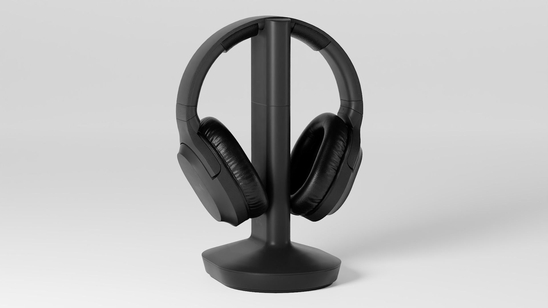 Headphone charging dock 3D model_3