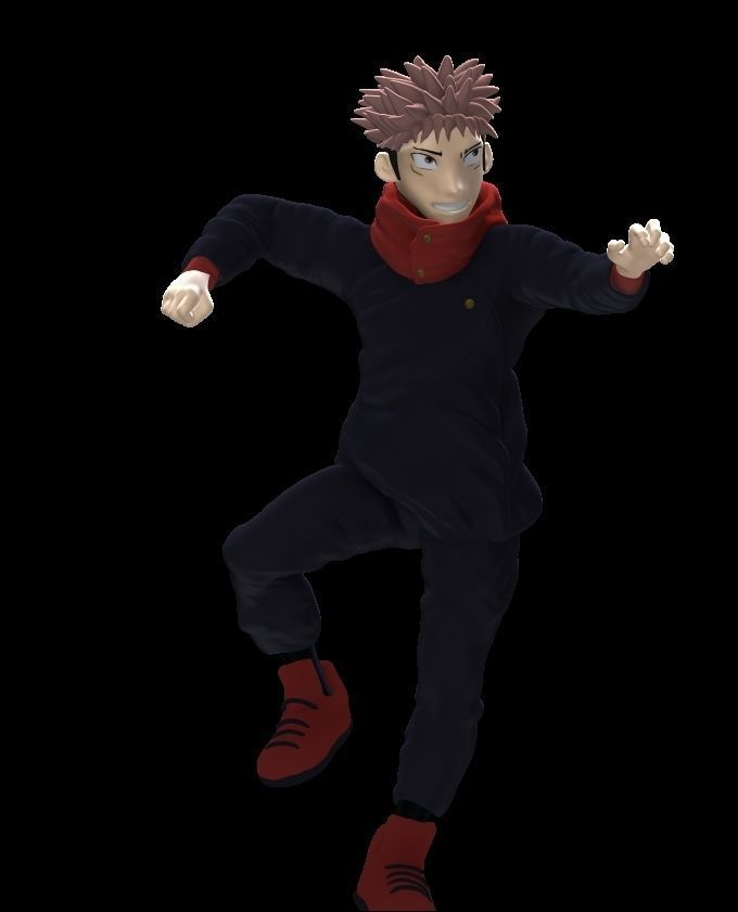 Itadori Yuji from Jujutsu Kaisen 3D print model_4