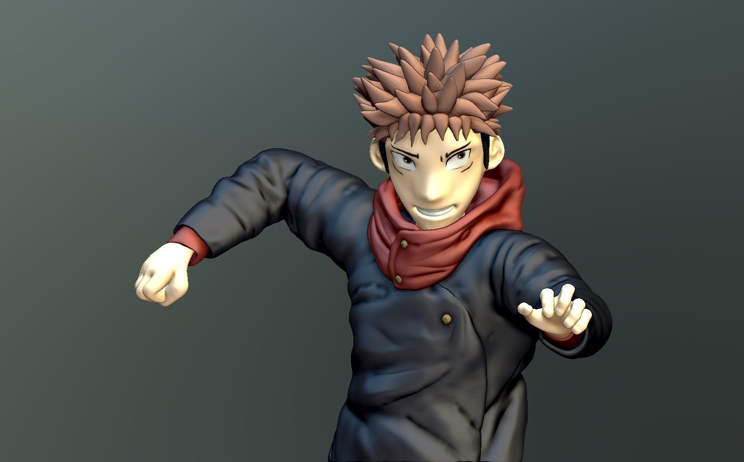 Itadori Yuji from Jujutsu Kaisen 3D print model_5