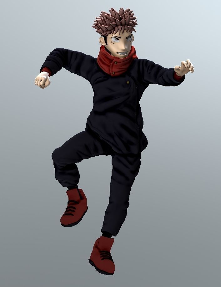 Itadori Yuji from Jujutsu Kaisen 3D print model_2