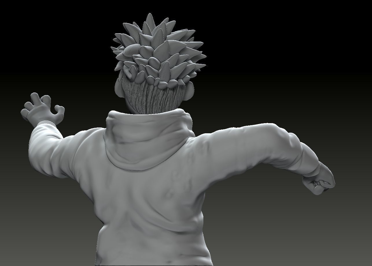 Itadori Yuji from Jujutsu Kaisen 3D print model_3