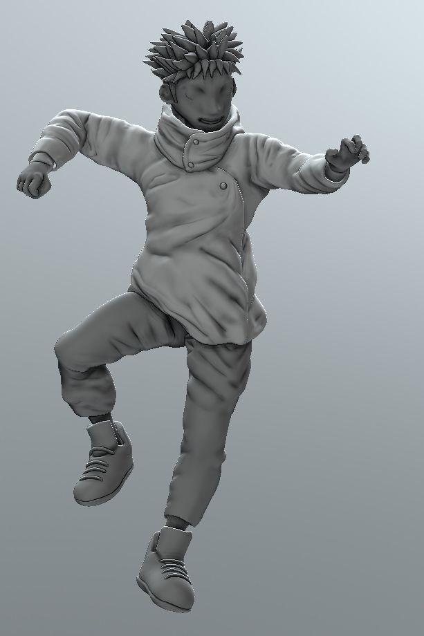 Itadori Yuji from Jujutsu Kaisen 3D print model_10