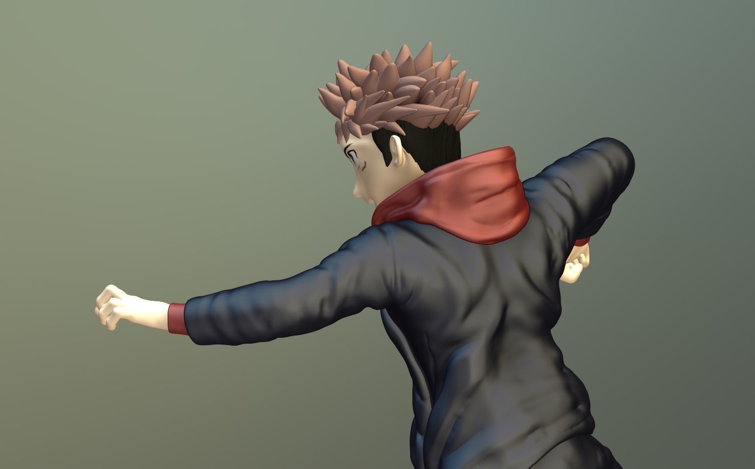 Itadori Yuji from Jujutsu Kaisen 3D print model_7