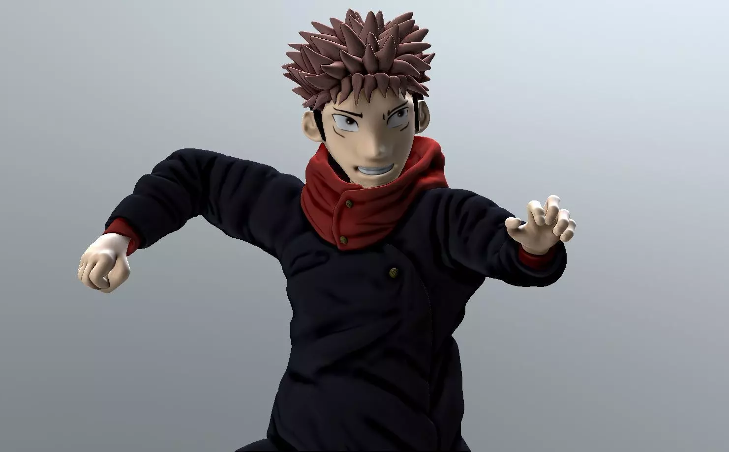 Itadori Yuji from Jujutsu Kaisen 3D print model_0