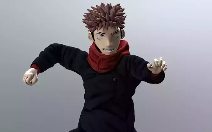 Itadori Yuji from Jujutsu Kaisen  3D print model