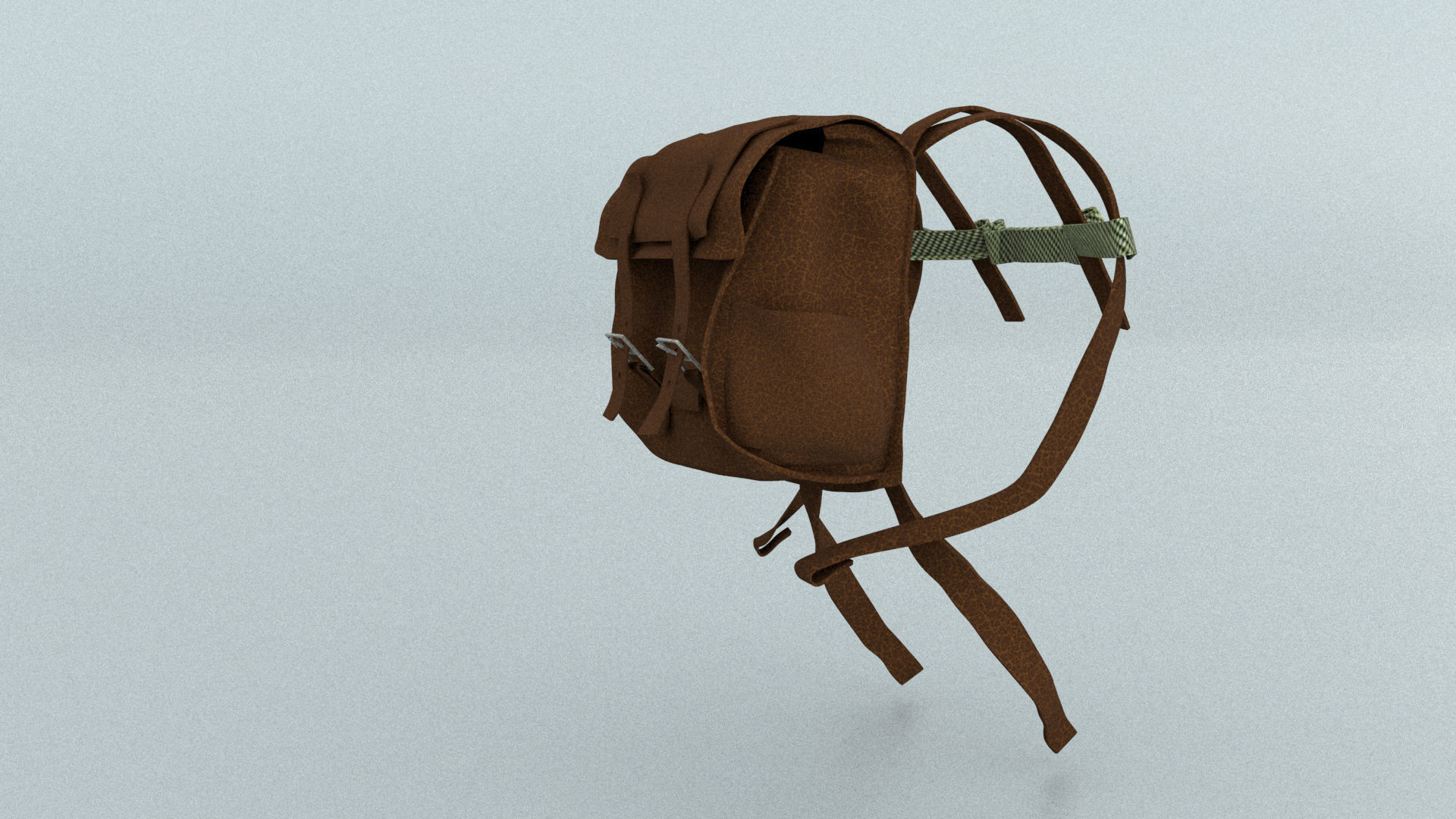 laos Game Military backpack Low-poly 3D model_3