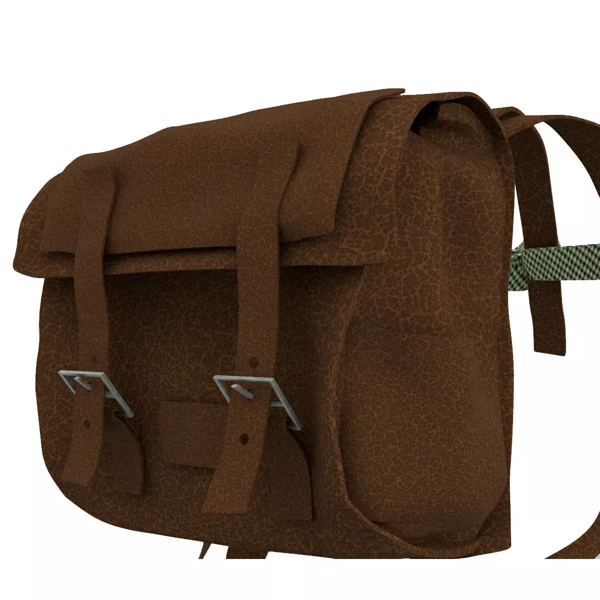 laos Game Military backpack Low-poly 3D model_0