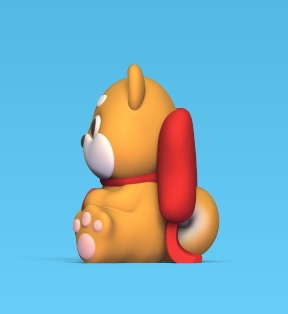 Shiba Ribbon 3D print model_2