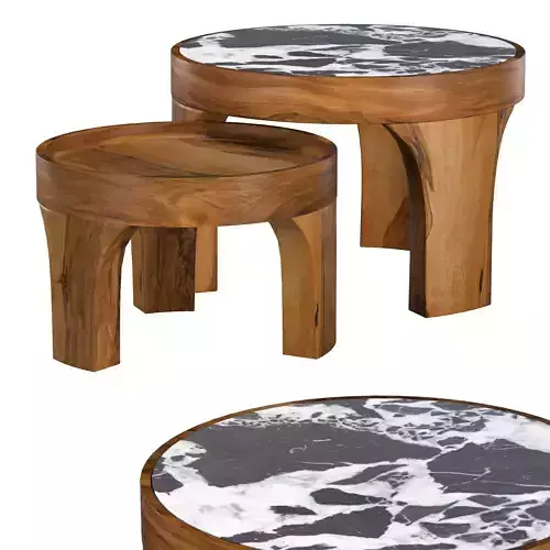 Marcelino Center Tables 3D model