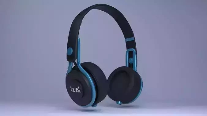 headset 3d model jbl on ear headphones