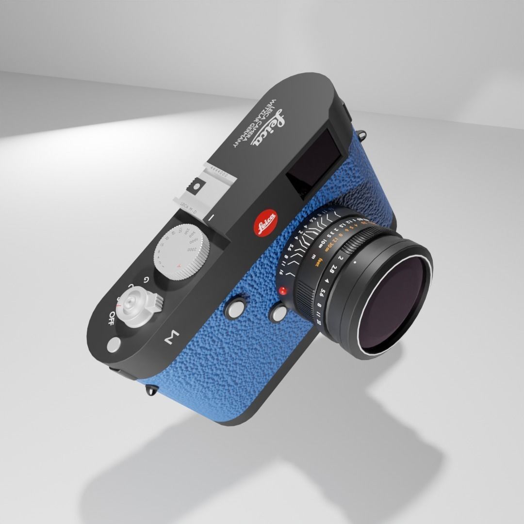 Leica M-10 variation Low-poly 3D model_4