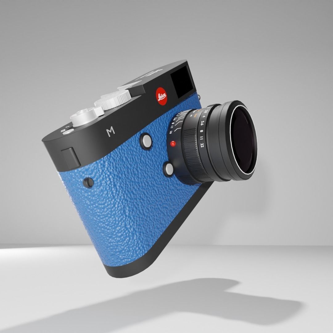 Leica M-10 variation Low-poly 3D model_2