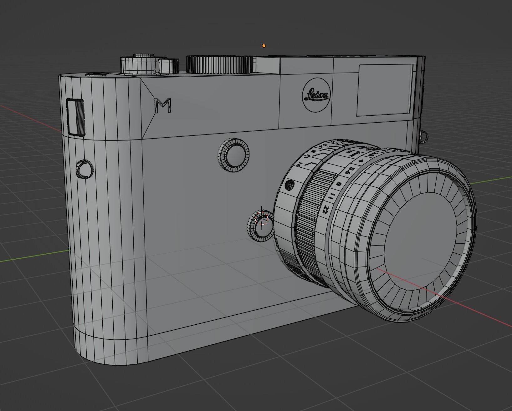 Leica M-10 variation Low-poly 3D model_7