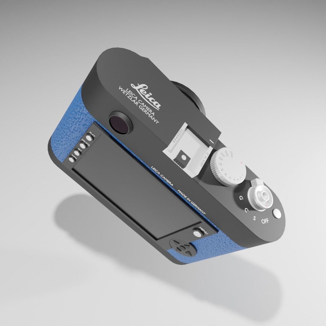 Leica M-10 variation Low-poly 3D model_3