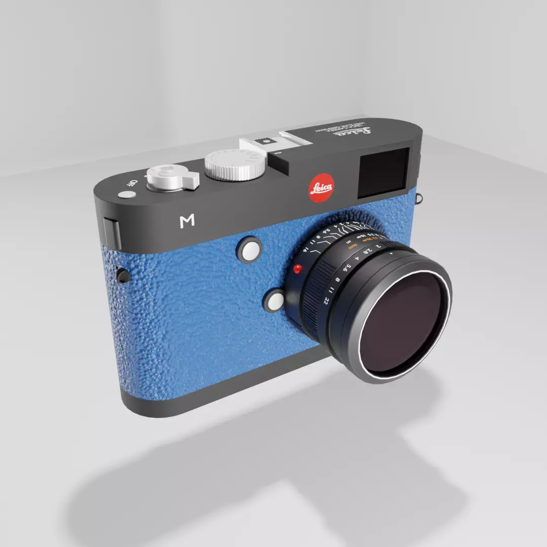 Leica M-10 variation Low-poly 3D model_0