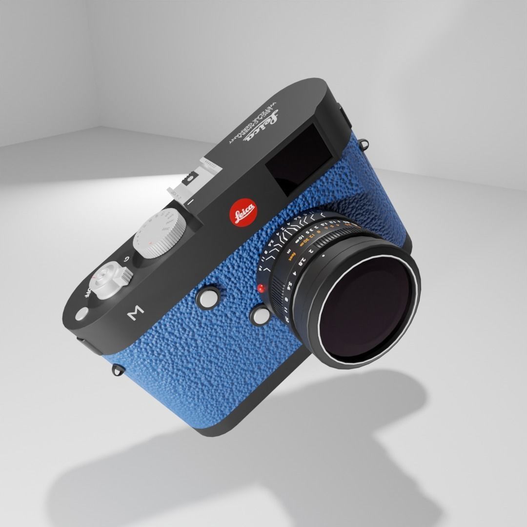Leica M-10 variation Low-poly 3D model_1