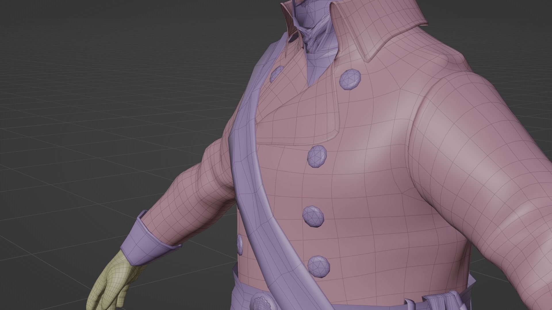 Soldier Napoleon General Rigged Low-poly 3D model_30