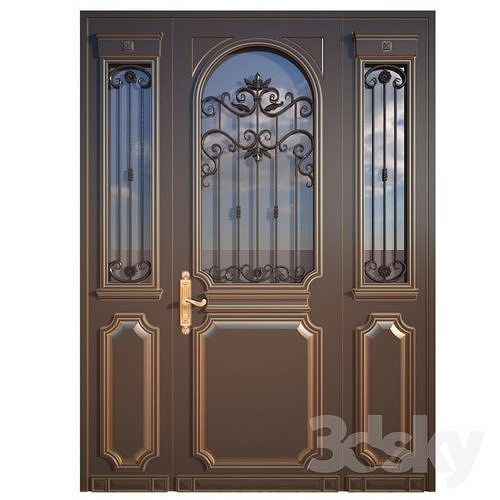 doors wrought iron door 3D print model