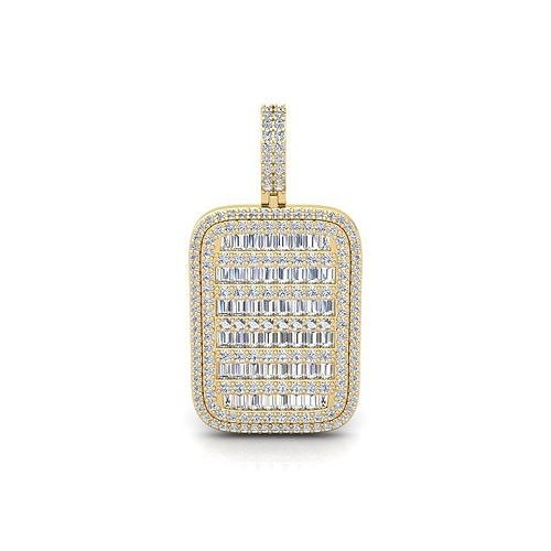 Baguette Diamond Pendent 3d Model and Render  3D print model