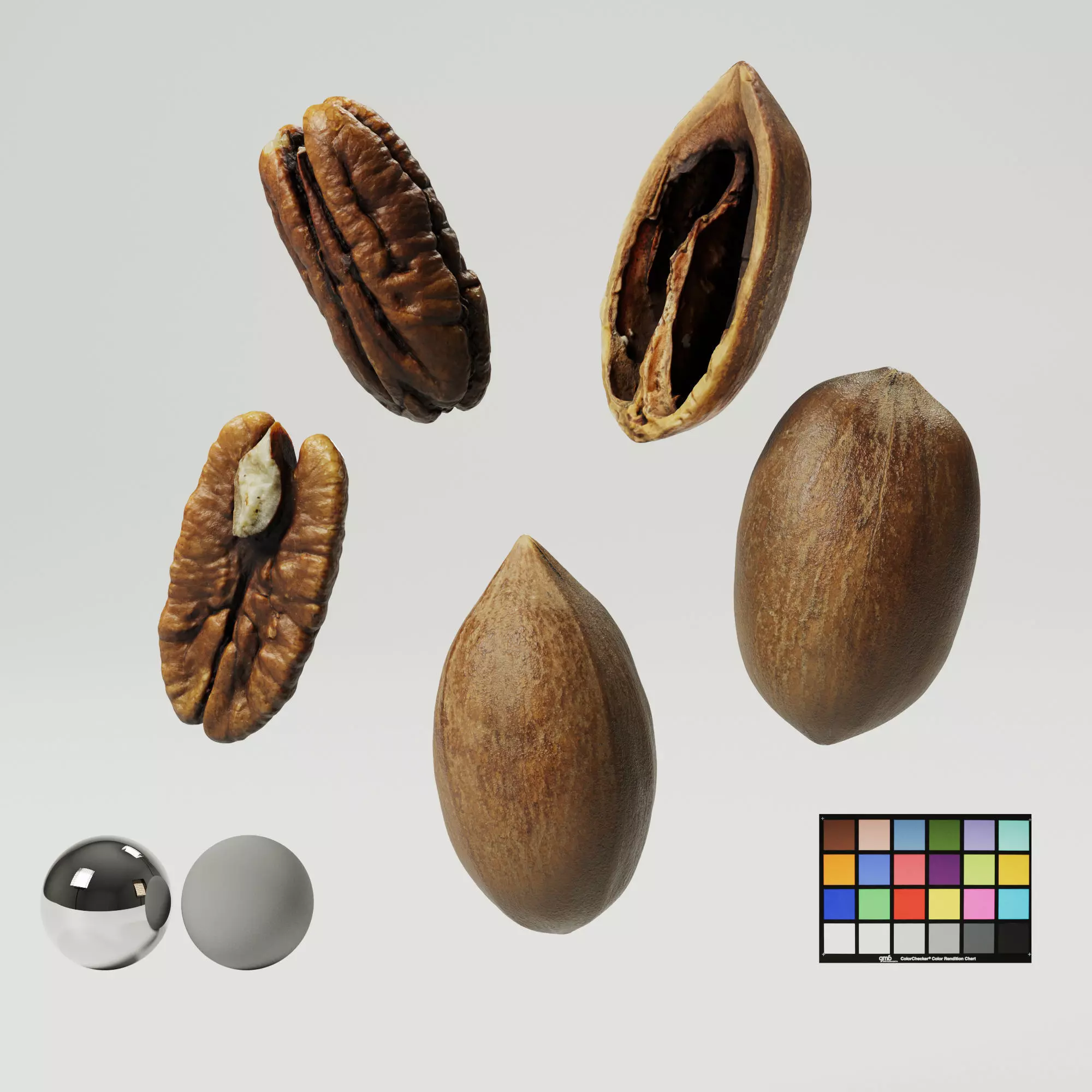 Pecans 3D model_0
