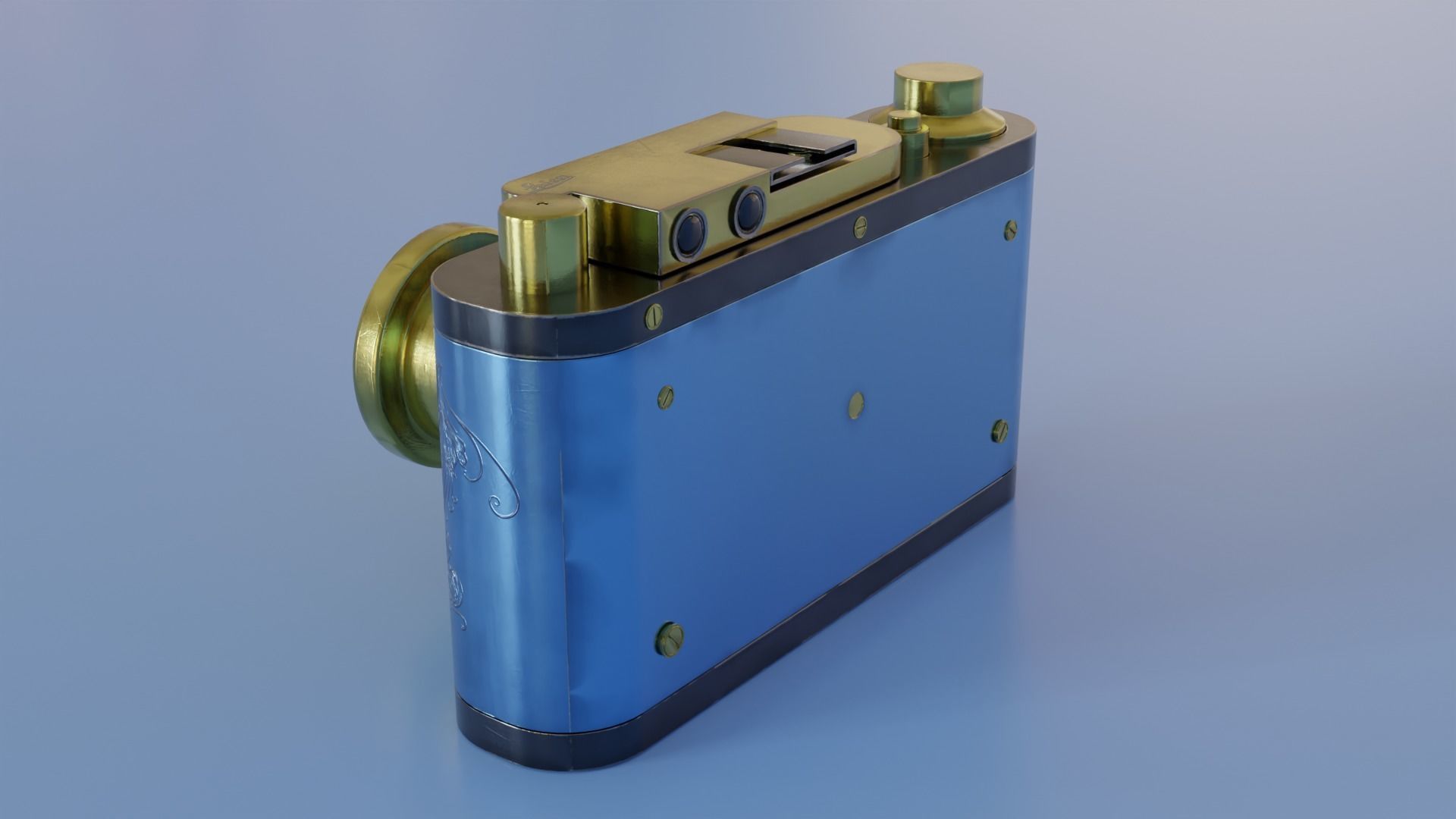 Camera old fashion 3D model_1