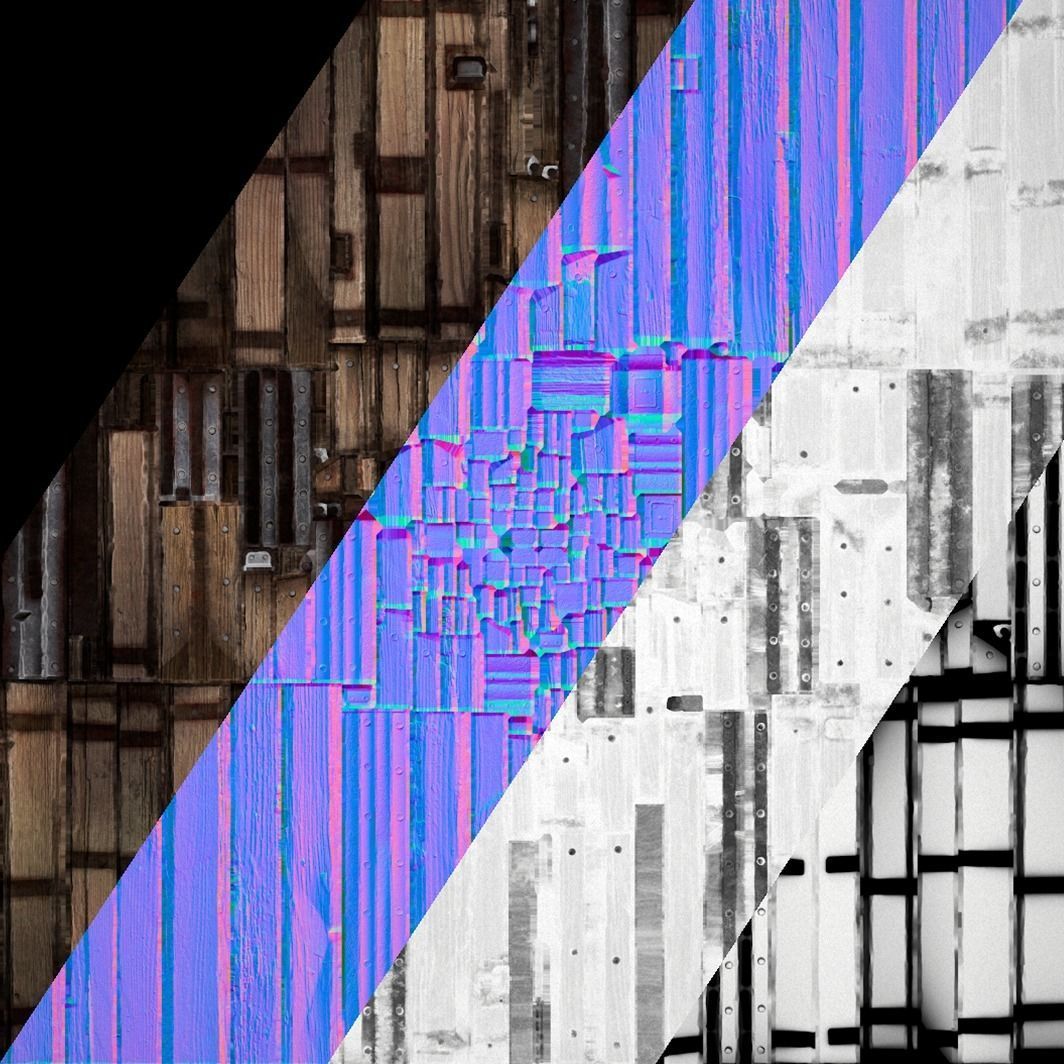 Prison Doors Gate Low-poly 3D model_43