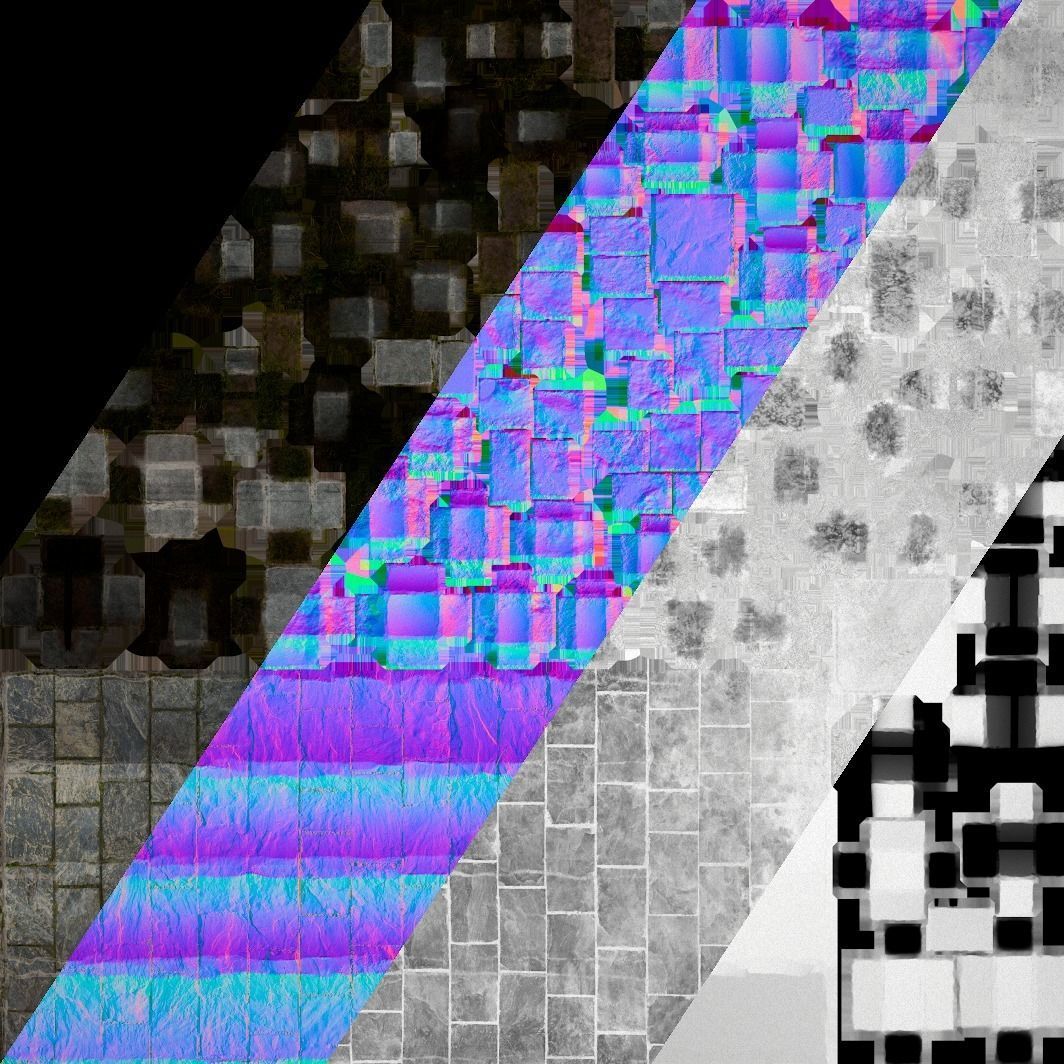 Prison Doors Gate Low-poly 3D model_42