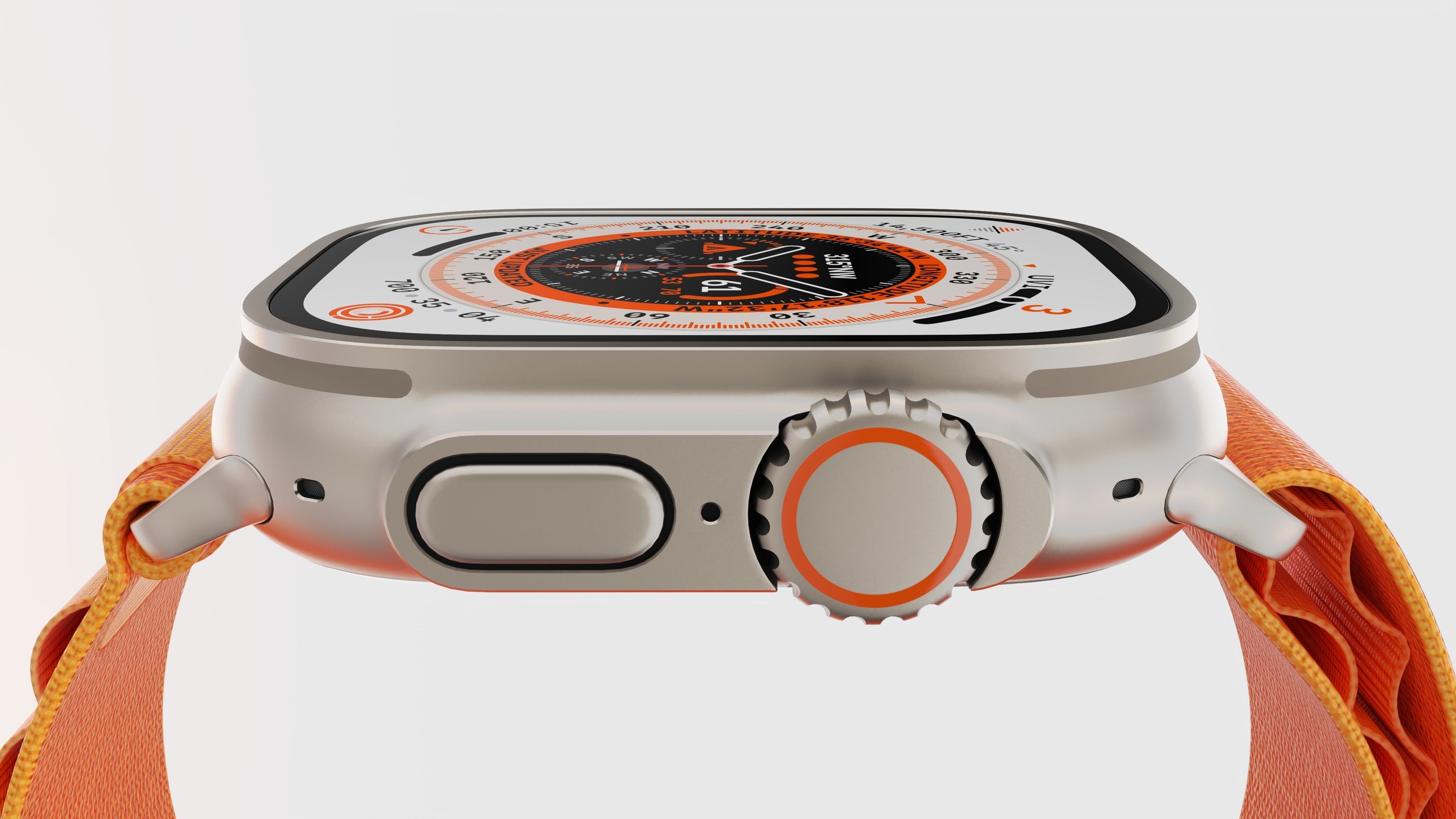 Apple Watch Ultra 3D model_5