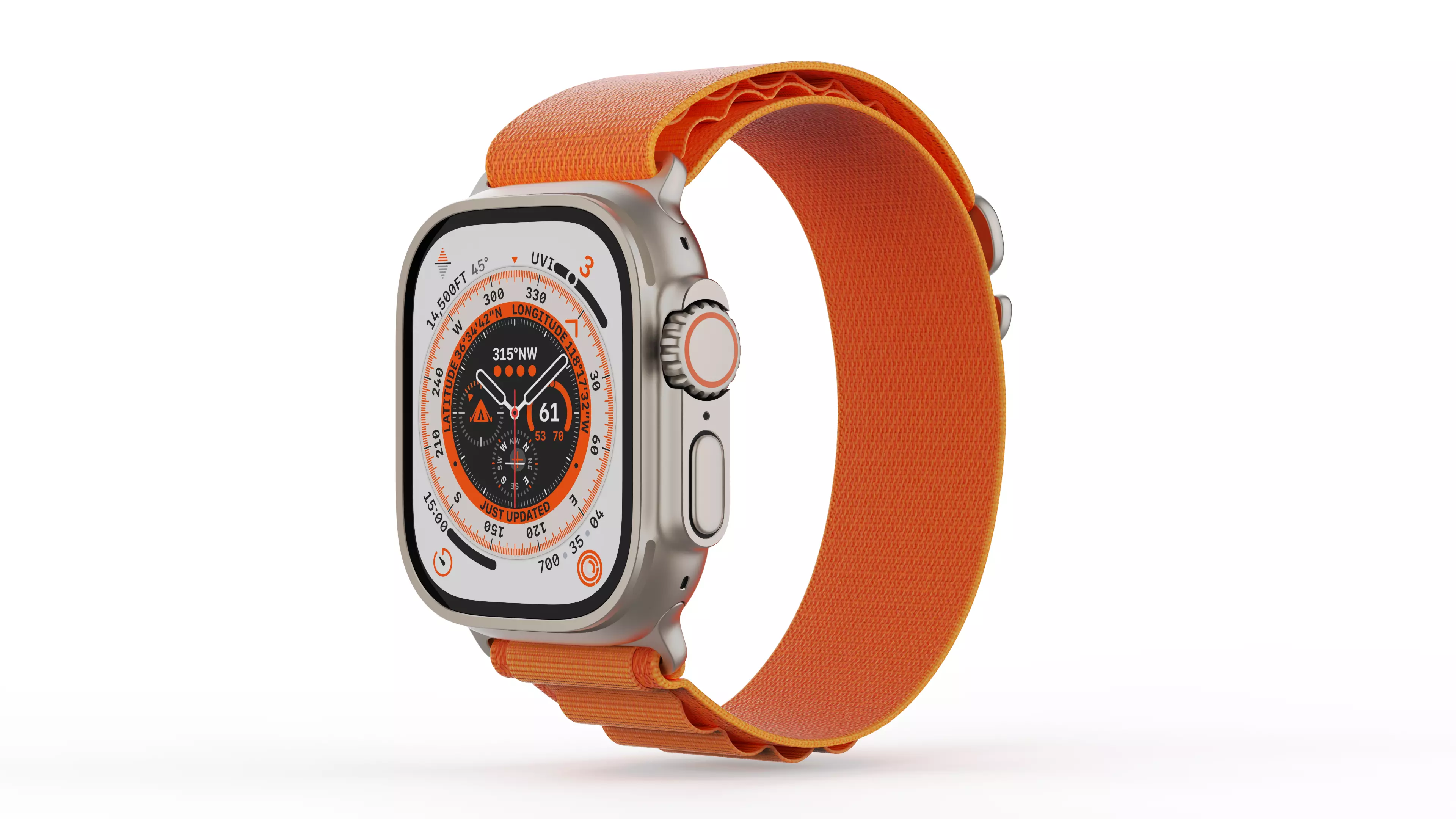 Apple Watch Ultra 3D model_0