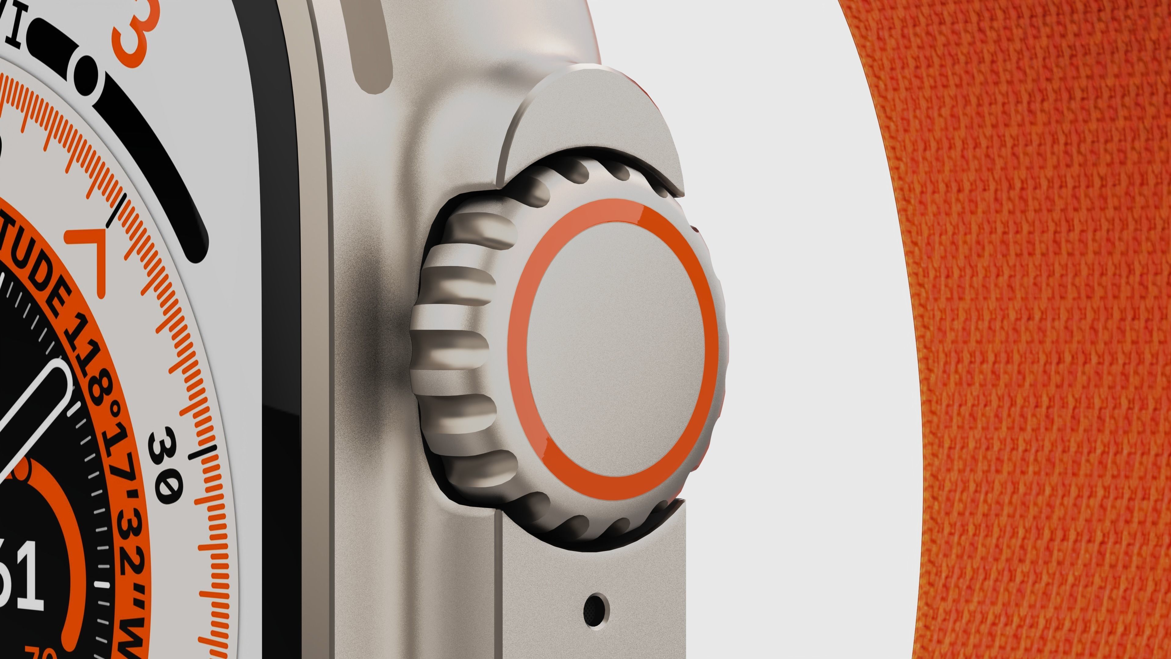 Apple Watch Ultra 3D model_4