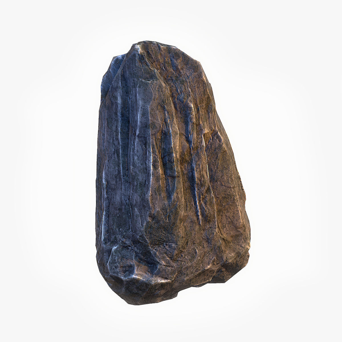 Big Stone 4 low poly Low-poly 3D model_1